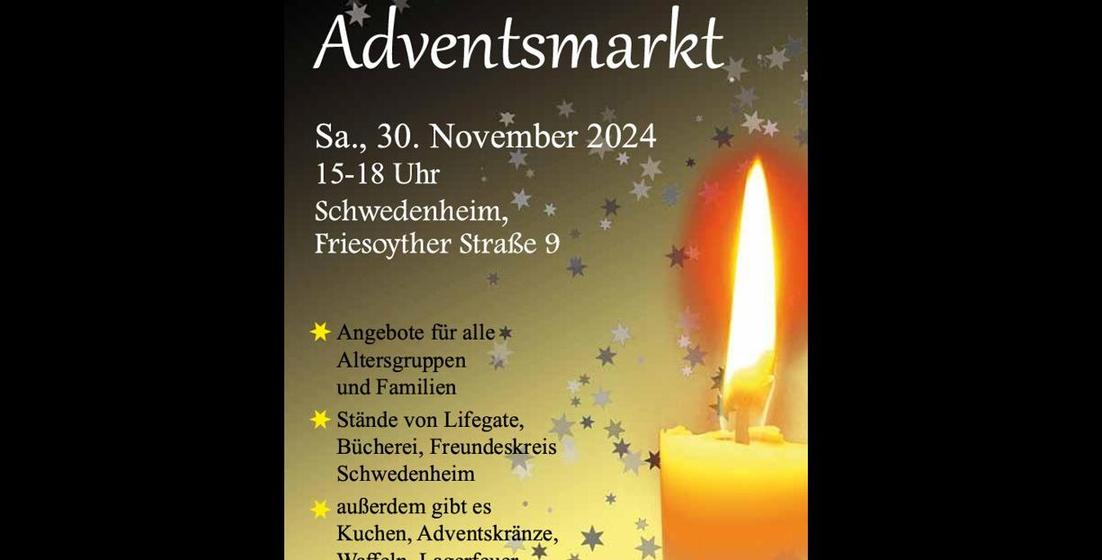 Flyer Adventsmarkt 2024